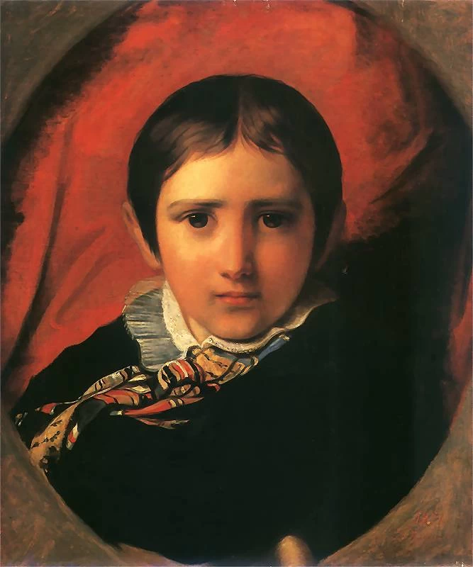 Ritratto di ragazzo della famiglia Romanowski